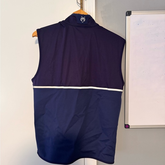 Greyson golf Navy Sleeveless Vest - Picture 3 of 3